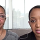 Tamla Horsford’s mother Elizabeth Potts (L) and sister, Summer St. Jour Jones